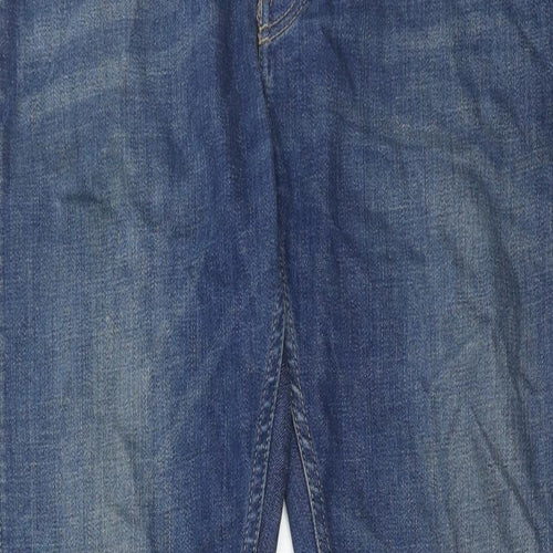 Topman Mens Blue Cotton Skinny Jeans Size 30 in Regular Button