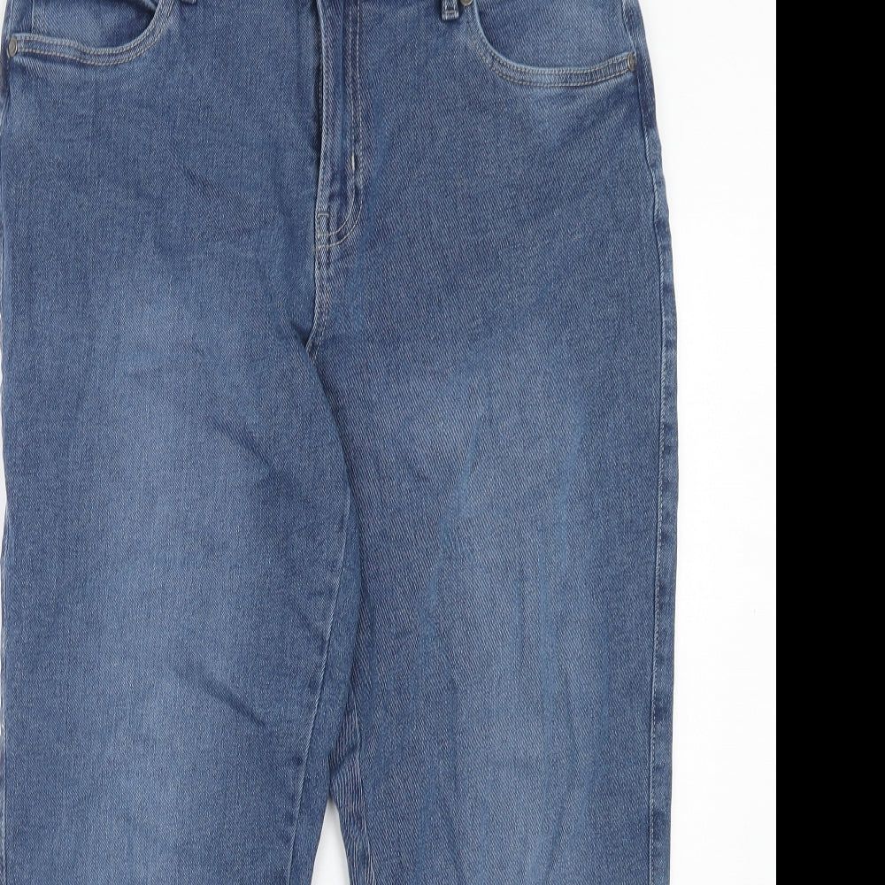UP2 fashion Womens Blue Cotton Skinny Jeans Size 16 Regular Zip