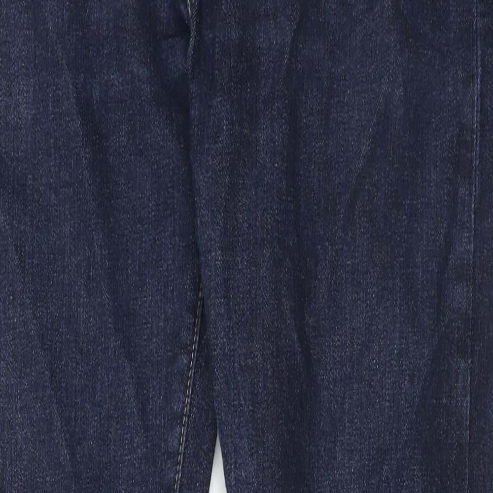 Signature by Levi Strauss & Co. Mens Blue Cotton Skinny Jeans Size 34 in L36 in Regular Zip