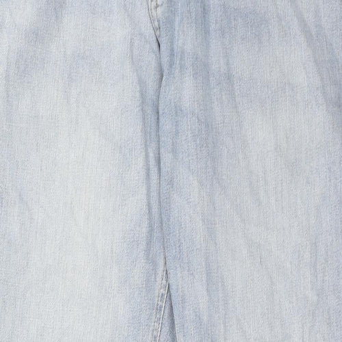 NEXT Mens Blue Cotton Straight Jeans Size 36 in L31 in Slim Zip