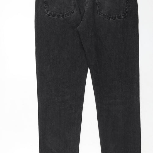 Paul Smith Mens Black Cotton Straight Jeans Size 32 in Regular Button