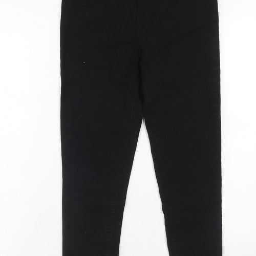Dont Think Twice Womens Black Cotton Skinny Jeans Size 10 Regular Zip