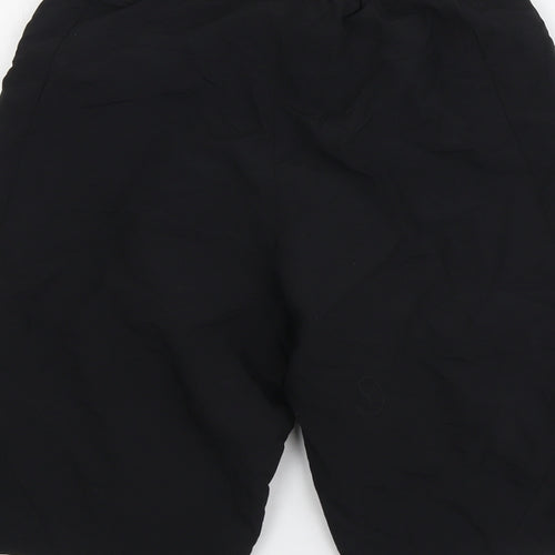 Muddy Fox Mens Black Nylon Sweat Shorts Size XS L11 in Regular Drawstring