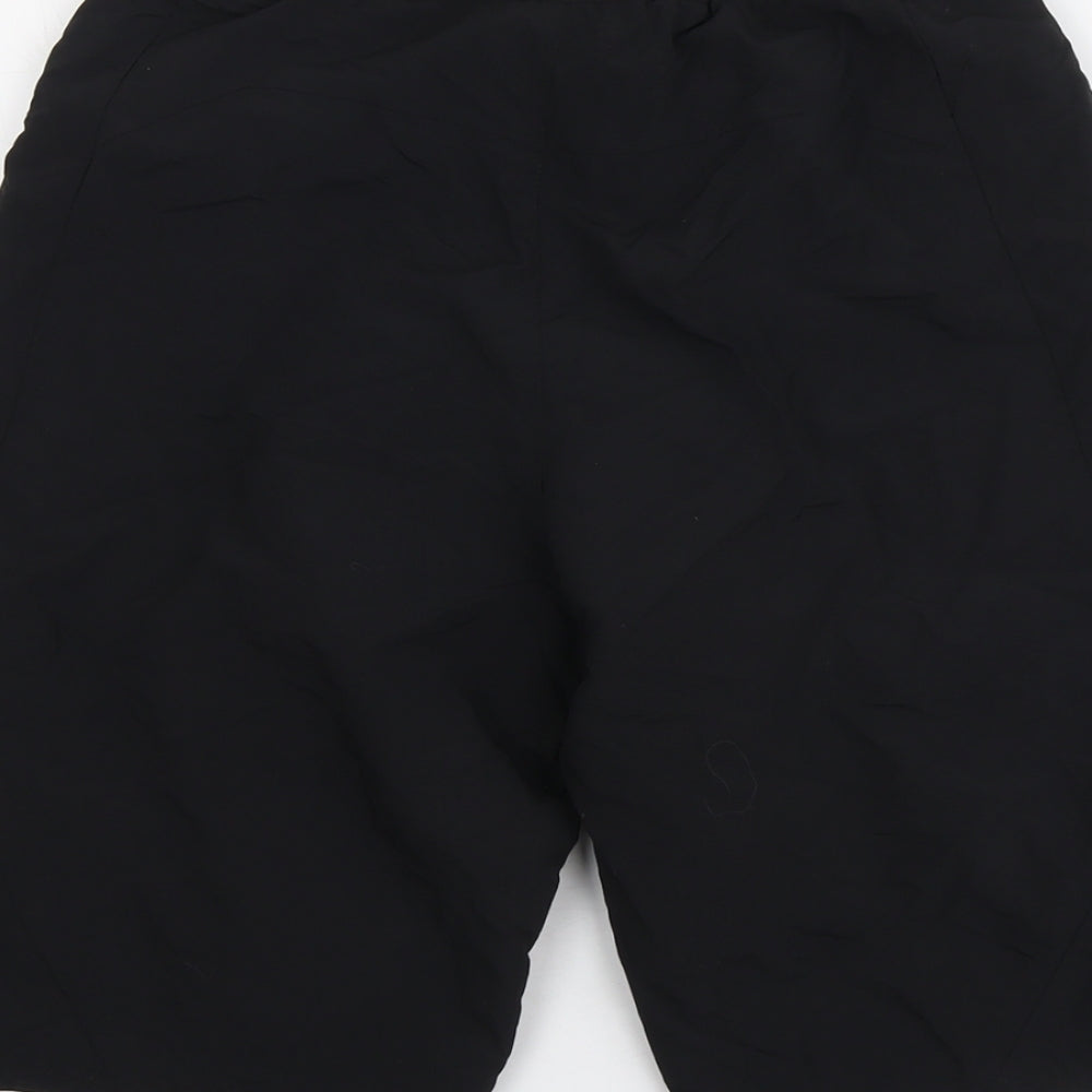 Muddy Fox Mens Black Nylon Sweat Shorts Size XS L11 in Regular Drawstring