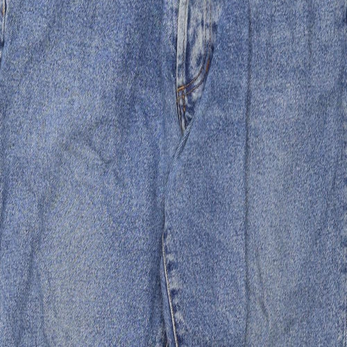 NEXT Mens Blue Cotton Straight Jeans Size 32 in L31 in Regular Button