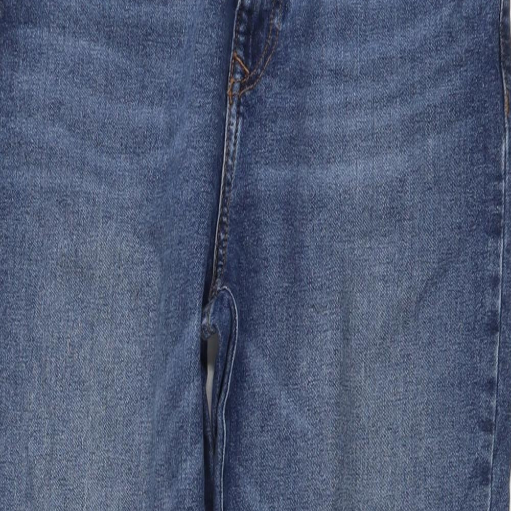 FOREVER 21 Womens Blue Cotton Skinny Jeans Size 29 in L24 in Regular Button
