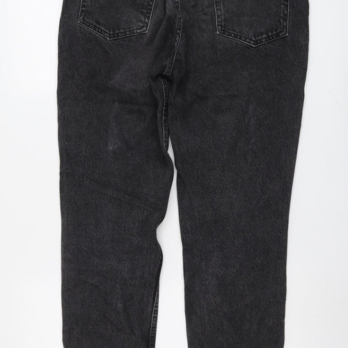 BDG Womens Grey Cotton Mom Jeans Size 32 in L32 in Regular Button