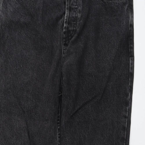 BDG Womens Grey Cotton Mom Jeans Size 32 in L32 in Regular Button