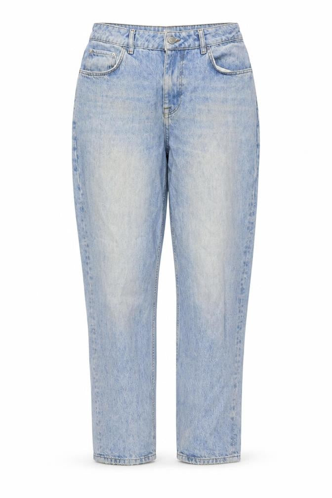ASOS Womens Blue Cotton Mom Jeans Size 30 in L30 in Regular Button