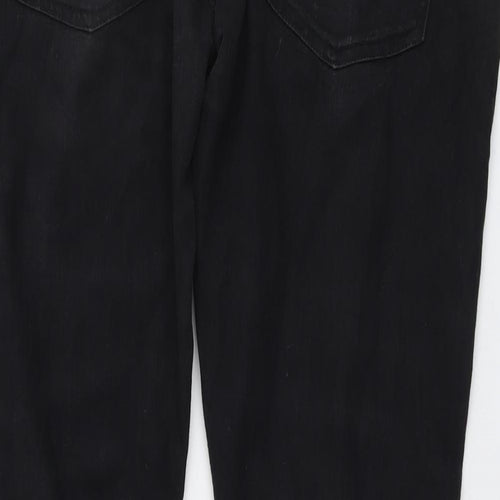 H&M Mens Grey Cotton Skinny Jeans Size 38 in L34 in Regular Button