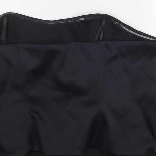 Marks and Spencer Womens Black Polyester Cropped Tank Size 22 Off the Shoulder