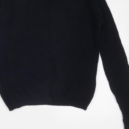 NEXT Womens Blue Round Neck Cotton Pullover Jumper Size 8