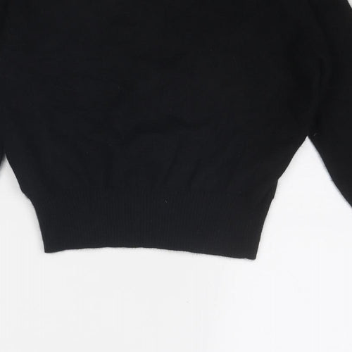 Marella Womens Black V-Neck Angora Cardigan Jumper Size M