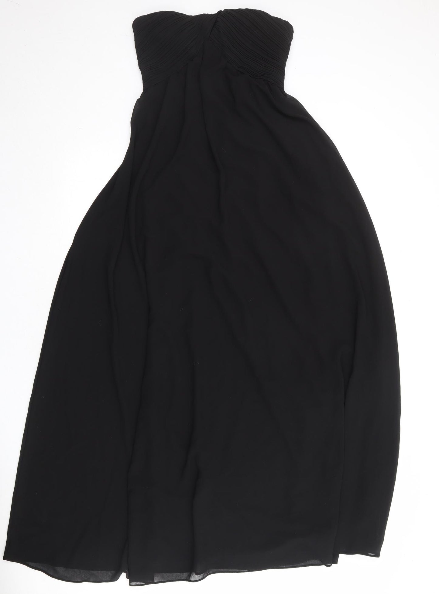 Alice & You Womens Black Polyester Maxi Size 10 Off the Shoulder Pullover