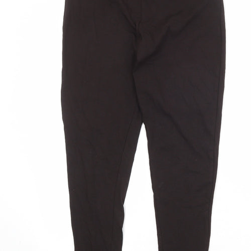 M&Co Womens Brown Cotton Jogger Leggings Size L