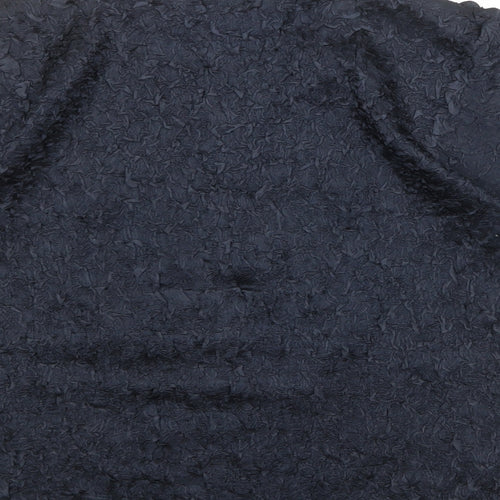Molly Jo Womens Black Polyester Basic T-Shirt Size M Round Neck
