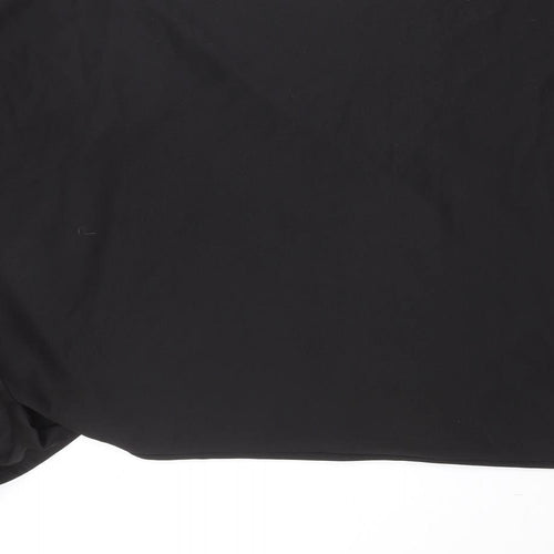 River Island Womens Black Polyester A-Line Size 12 Round Neck Pullover
