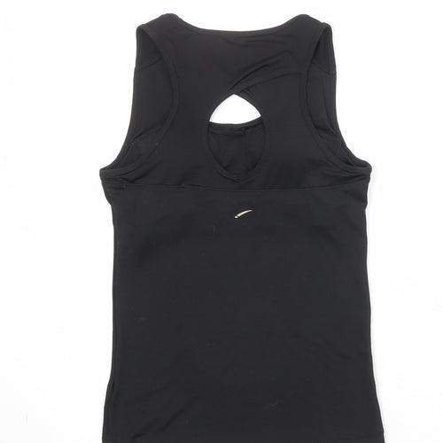 LA Gear Womens Black Polyester Basic Tank Size 8 Round Neck Pullover