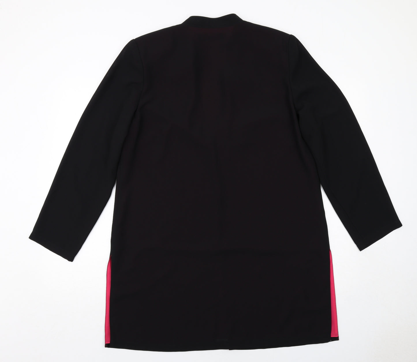 Jacques Vert Womens Black Jacket Blazer Size 16 Button