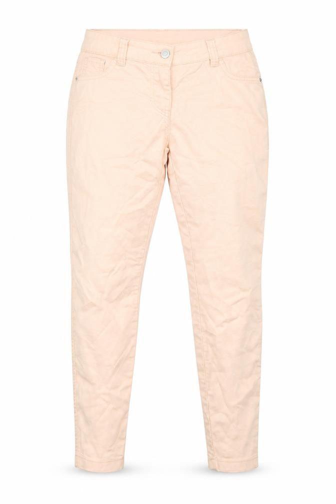 New Look Womens Orange Cotton Skinny Jeans Size 10 Regular Zip
