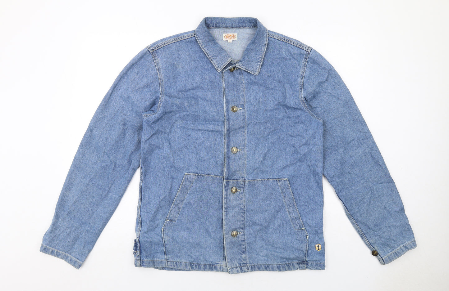 Amor Lux Mens Blue Jacket Size M Button