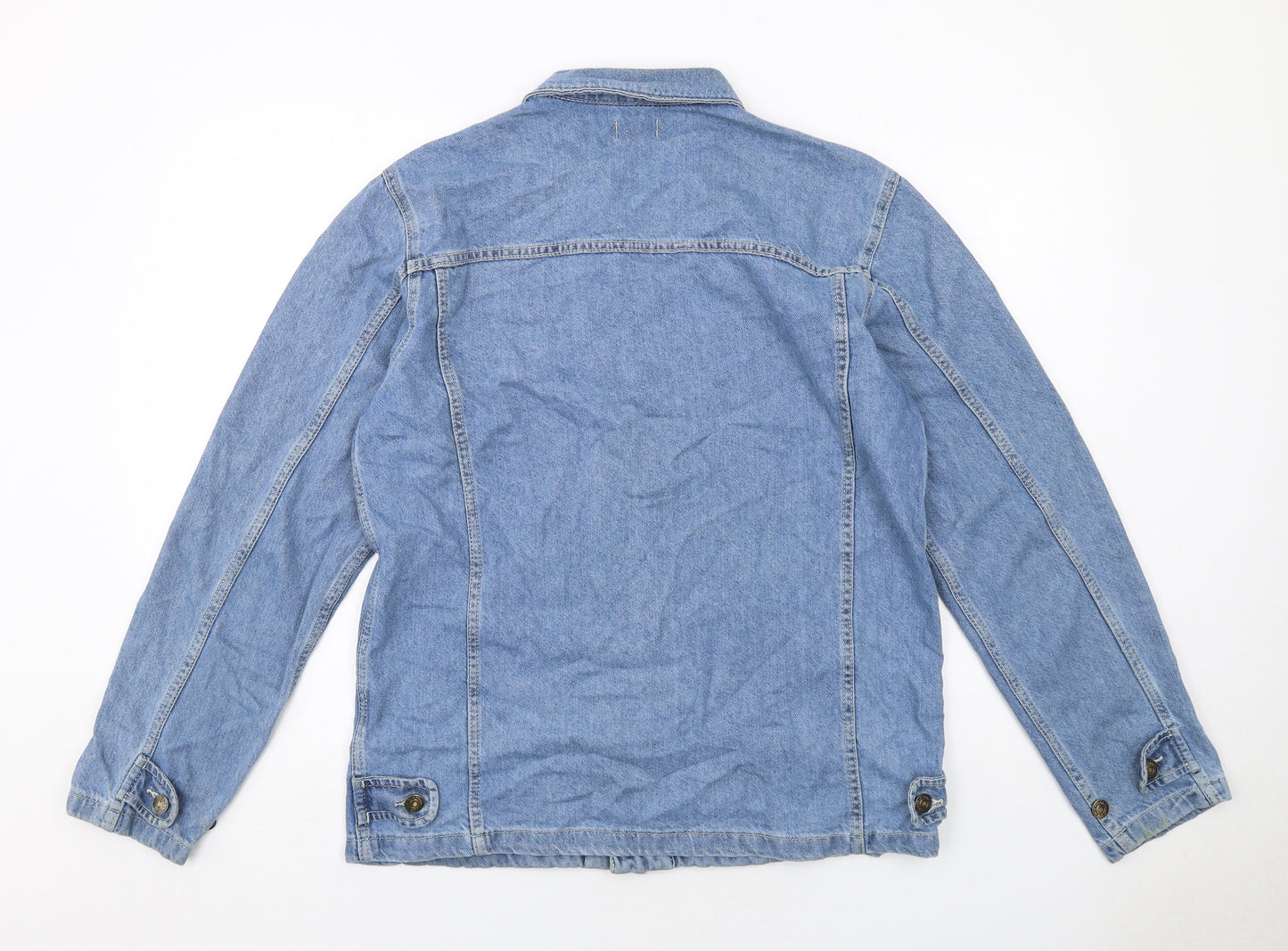 Amor Lux Mens Blue Jacket Size M Button