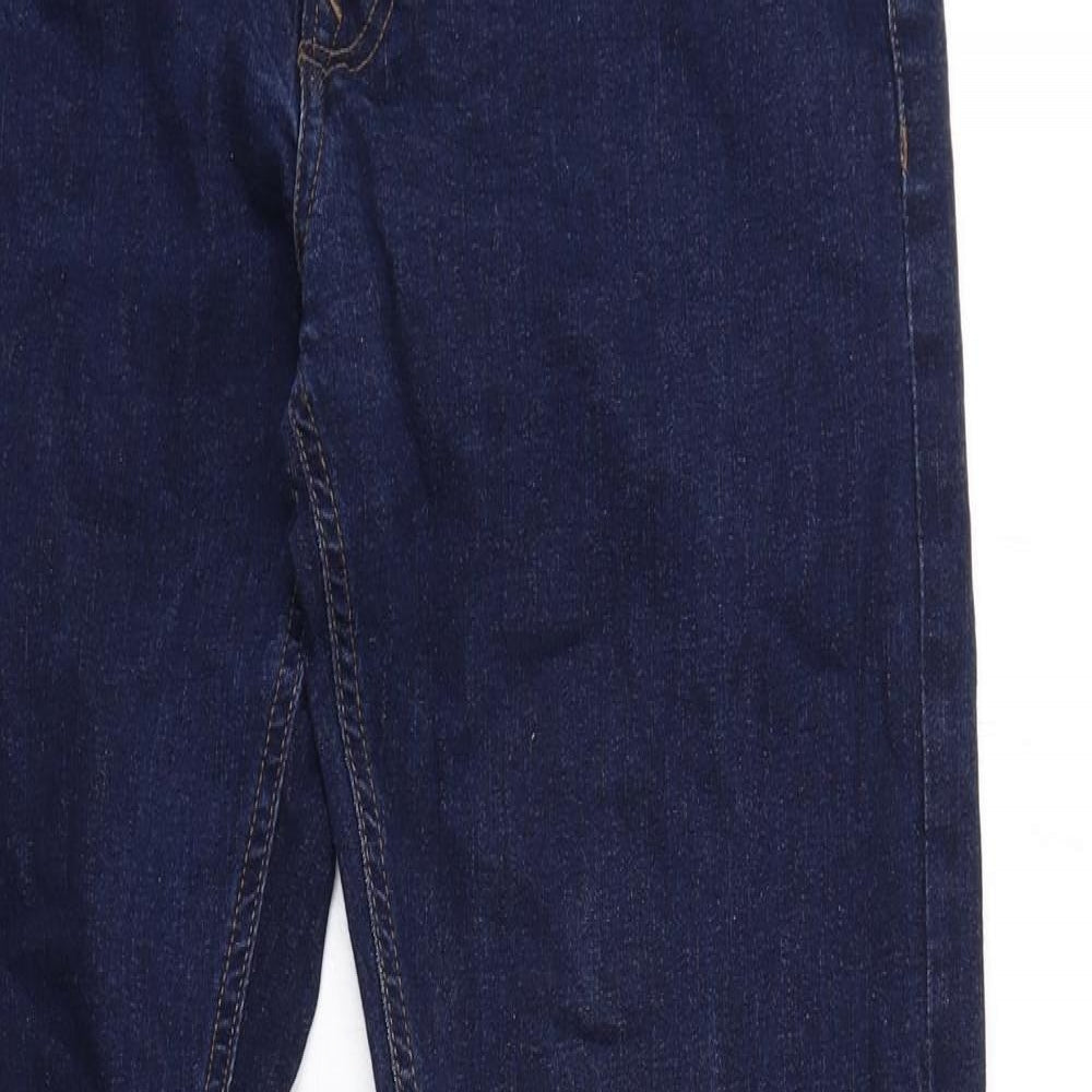 NEXT Mens Blue Cotton Skinny Jeans Size 32 in Regular Zip