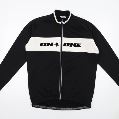 On One Mens Black Jacket Size L Zip