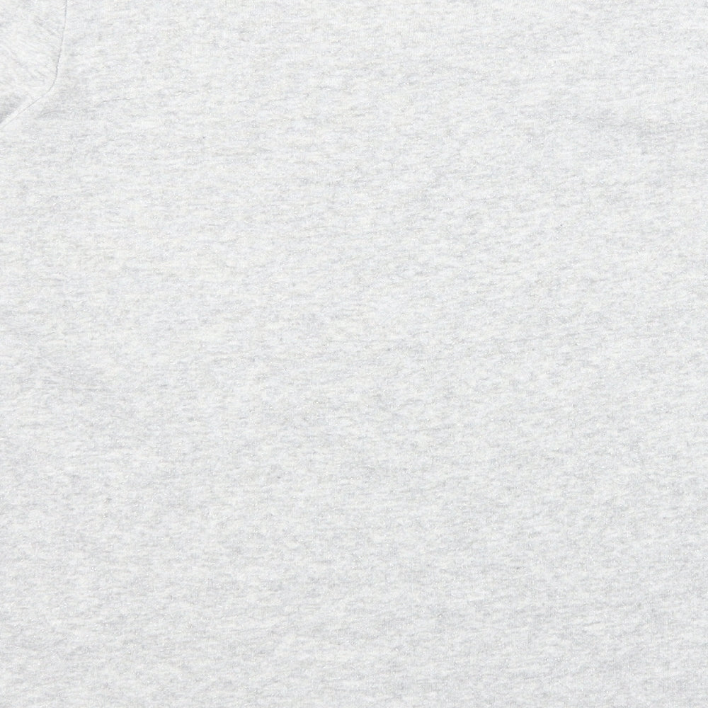 Marks and Spencer Womens Grey Cotton Pullover Sweatshirt Size 16 Pullover