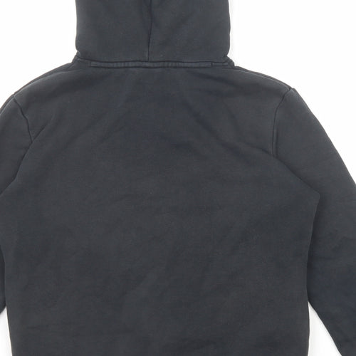 PUMA Boys Black Cotton Pullover Hoodie Size 13-14 Years Pullover