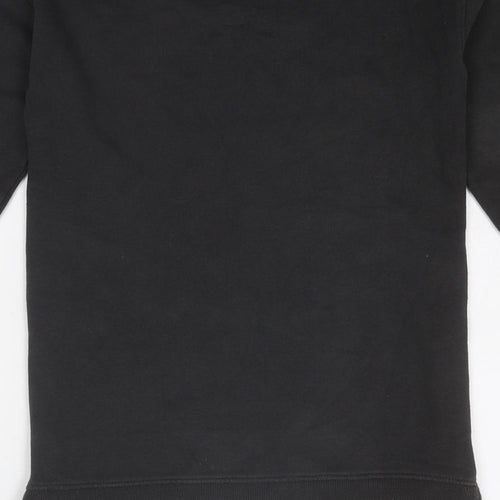NEXT Girls Grey Cotton Tunic Sweatshirt Size 7 Years Pullover - Rainbow