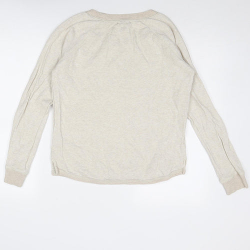 Gap Womens Beige Cotton Pullover Sweatshirt Size S Pullover