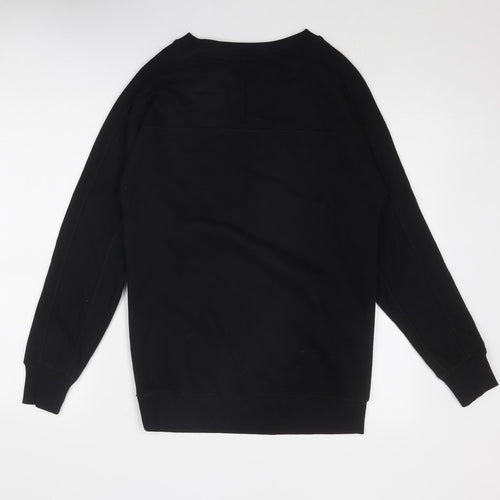 NEXT Womens Black Cotton Pullover Sweatshirt Size XS Pullover - Next Active
