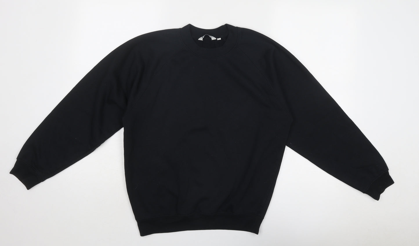 Truex Womens Black Polyester Pullover Sweatshirt Size M Pullover