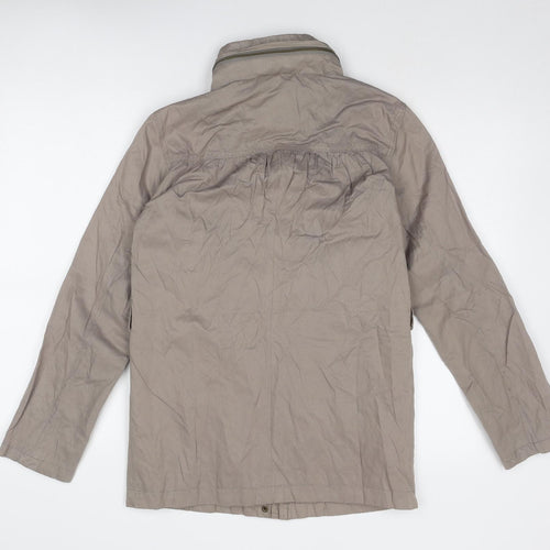 Marks and Spencer Womens Brown Jacket Size 8 Zip