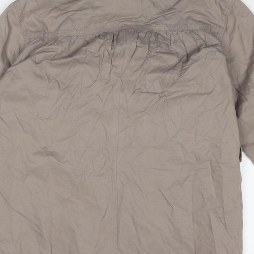 Marks and Spencer Womens Brown Jacket Size 8 Zip