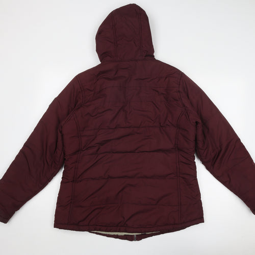 Regatta Womens Red Quilted Jacket Size 18 Zip