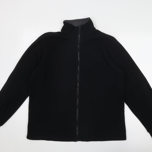 Brave Soul Womens Black Jacket Size M Zip