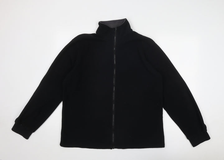 Brave Soul Womens Black Jacket Size M Zip