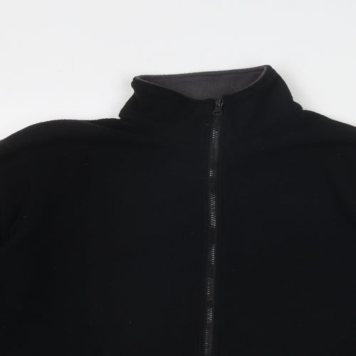 Brave Soul Womens Black Jacket Size M Zip