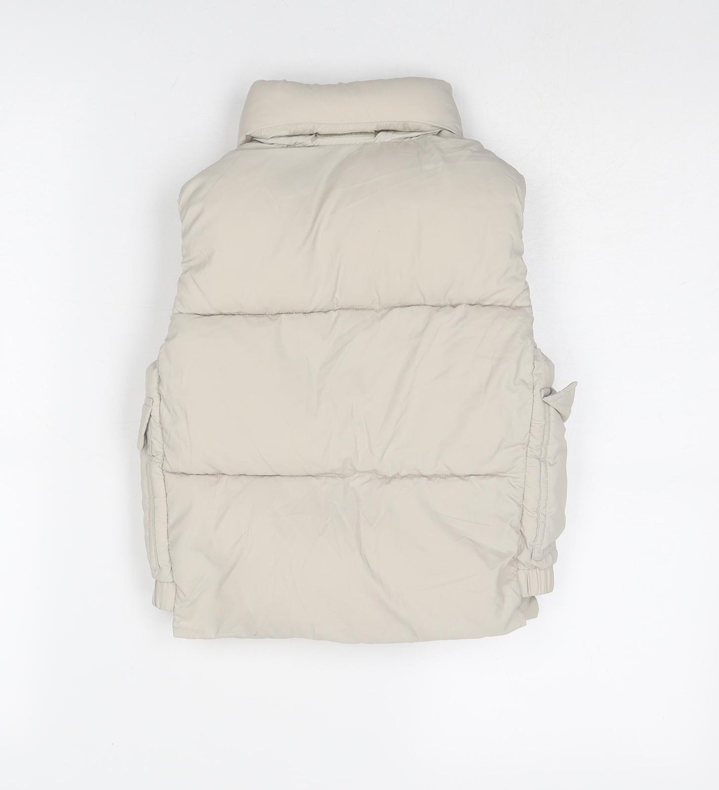 Zara Boys Beige Gilet Jacket Size 3-4 Years Zip