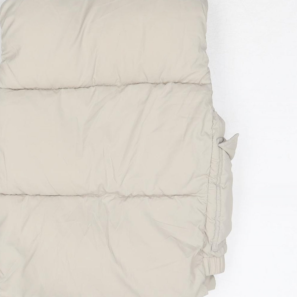 Zara Boys Beige Gilet Jacket Size 3-4 Years Zip