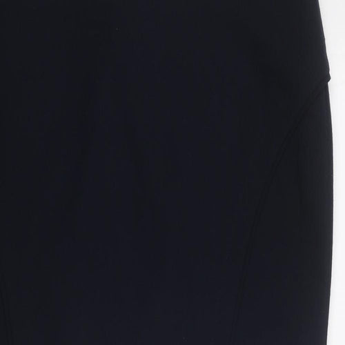 Jaeger Womens Blue Polyester Straight & Pencil Skirt Size 14 Zip
