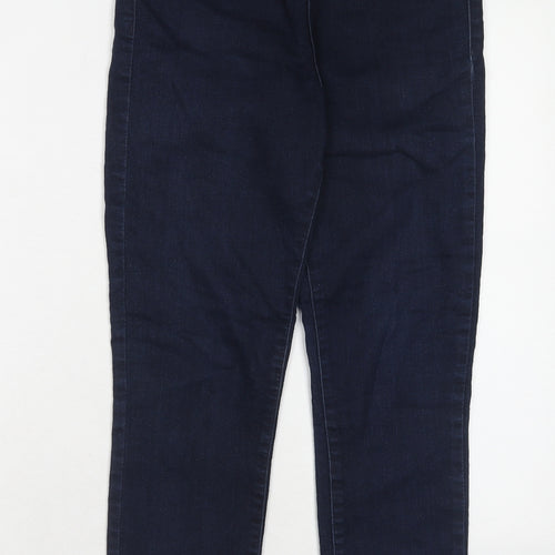 H&M Womens Blue Cotton Skinny Jeans Size 10 Regular