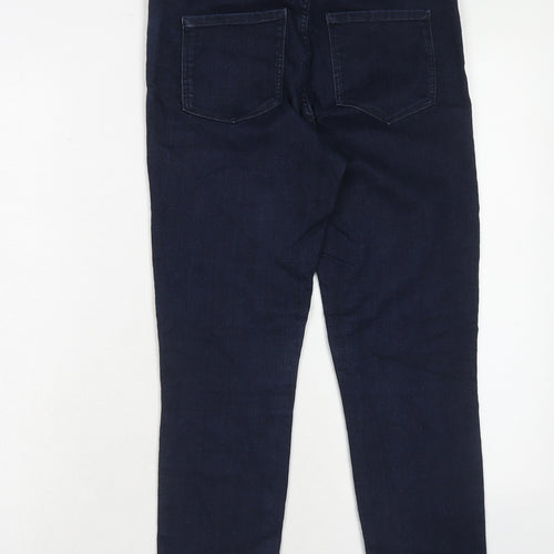 H&M Womens Blue Cotton Skinny Jeans Size 10 Regular