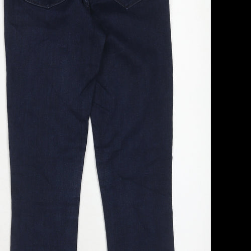 H&M Womens Blue Cotton Skinny Jeans Size 10 Regular