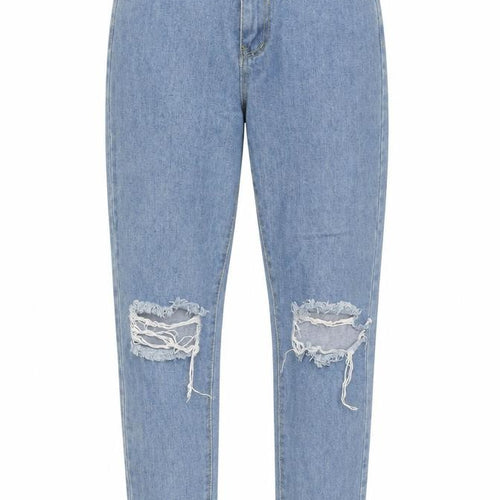 Boohoo Womens Blue Cotton Skinny Jeans Size 8 Regular Zip