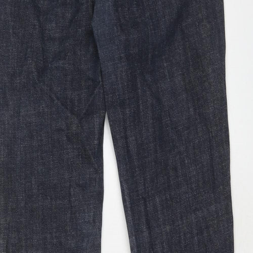 House of Denim Womens Blue Cotton Skinny Jeans Size 10 Regular Zip