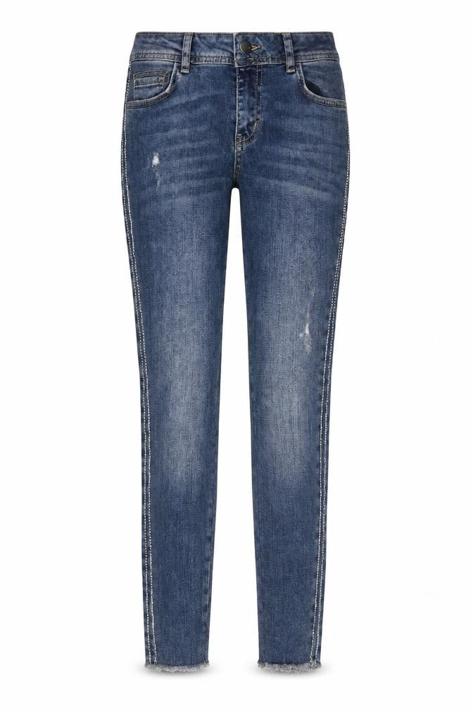 Zara Womens Blue Cotton Skinny Jeans Size 8 Regular Zip
