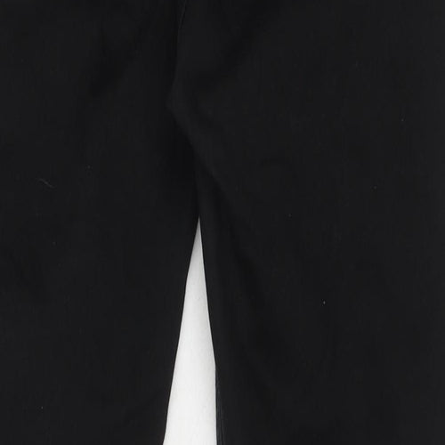 Topshop Womens Black Cotton Skinny Jeans Size 34 in L30 in Regular Zip